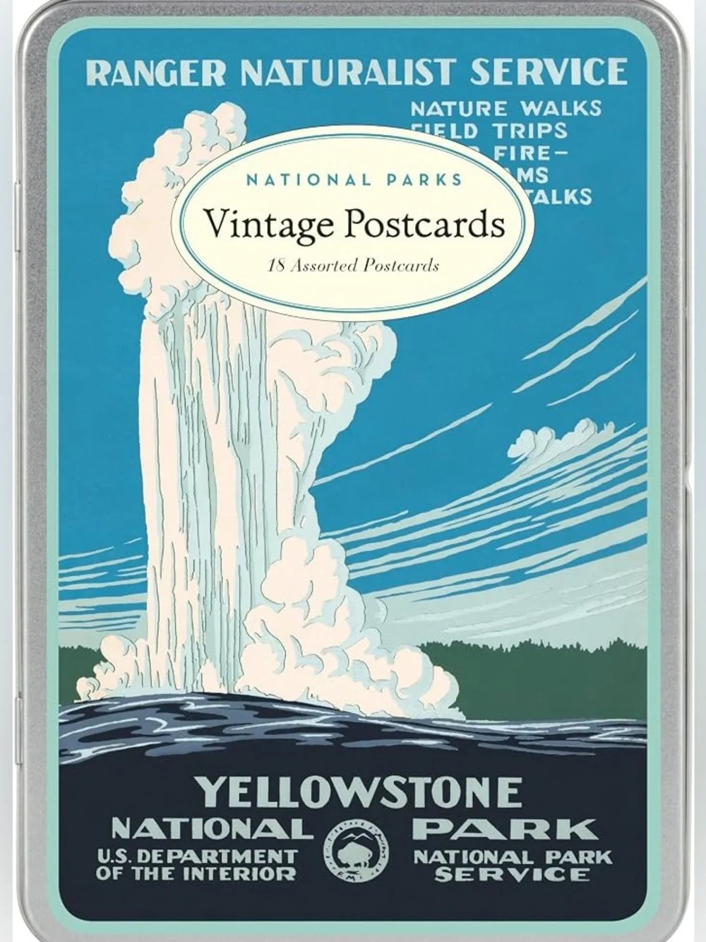 YELLOWSTONE NATIONAL PARK American National Parks Vintage Travel Postcards NWT